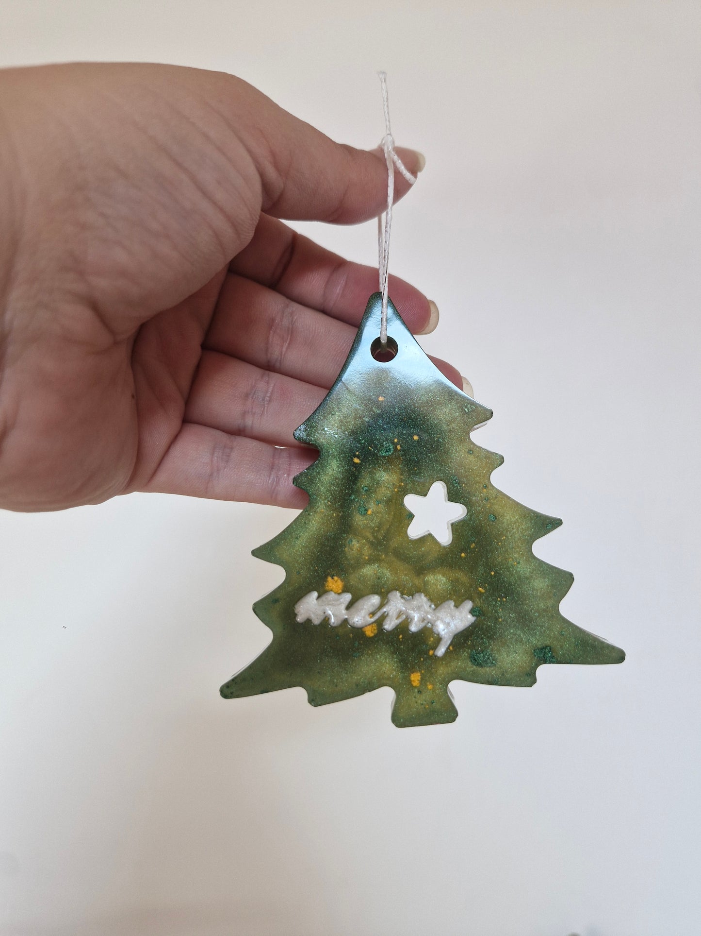 suspension sapin de noel